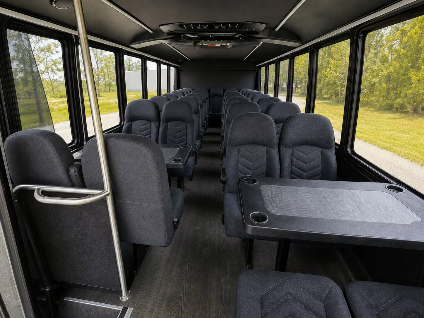15 passenger minibus inside