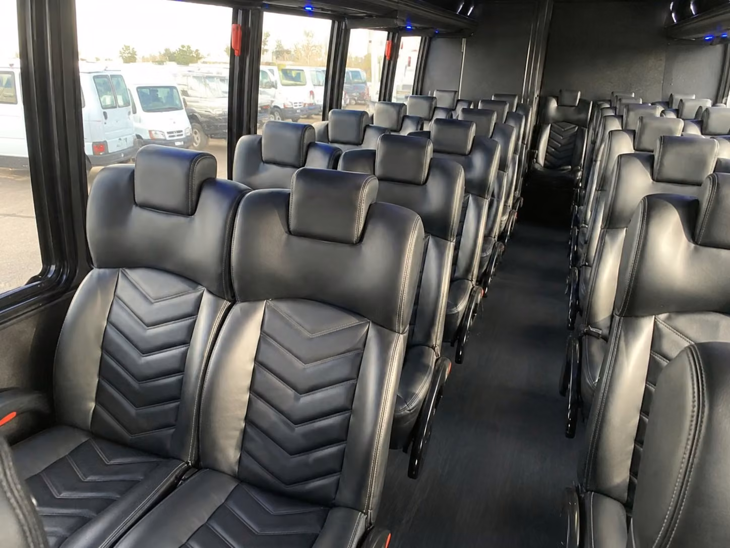 18 passenger minibus inside