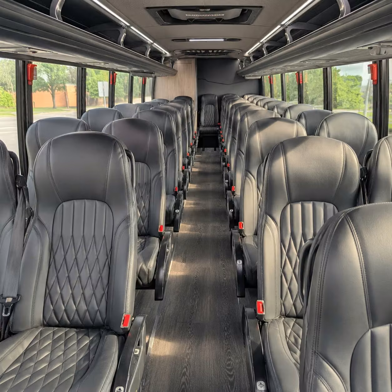 25 passenger minibus inside