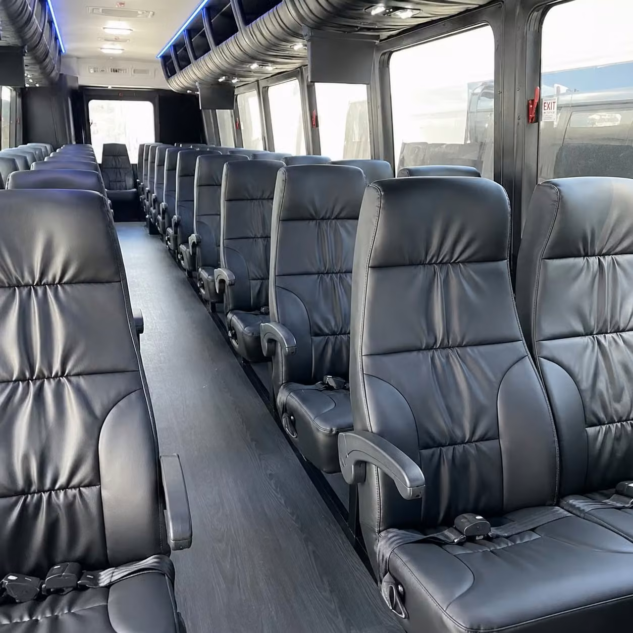 30 passenger minibus inside