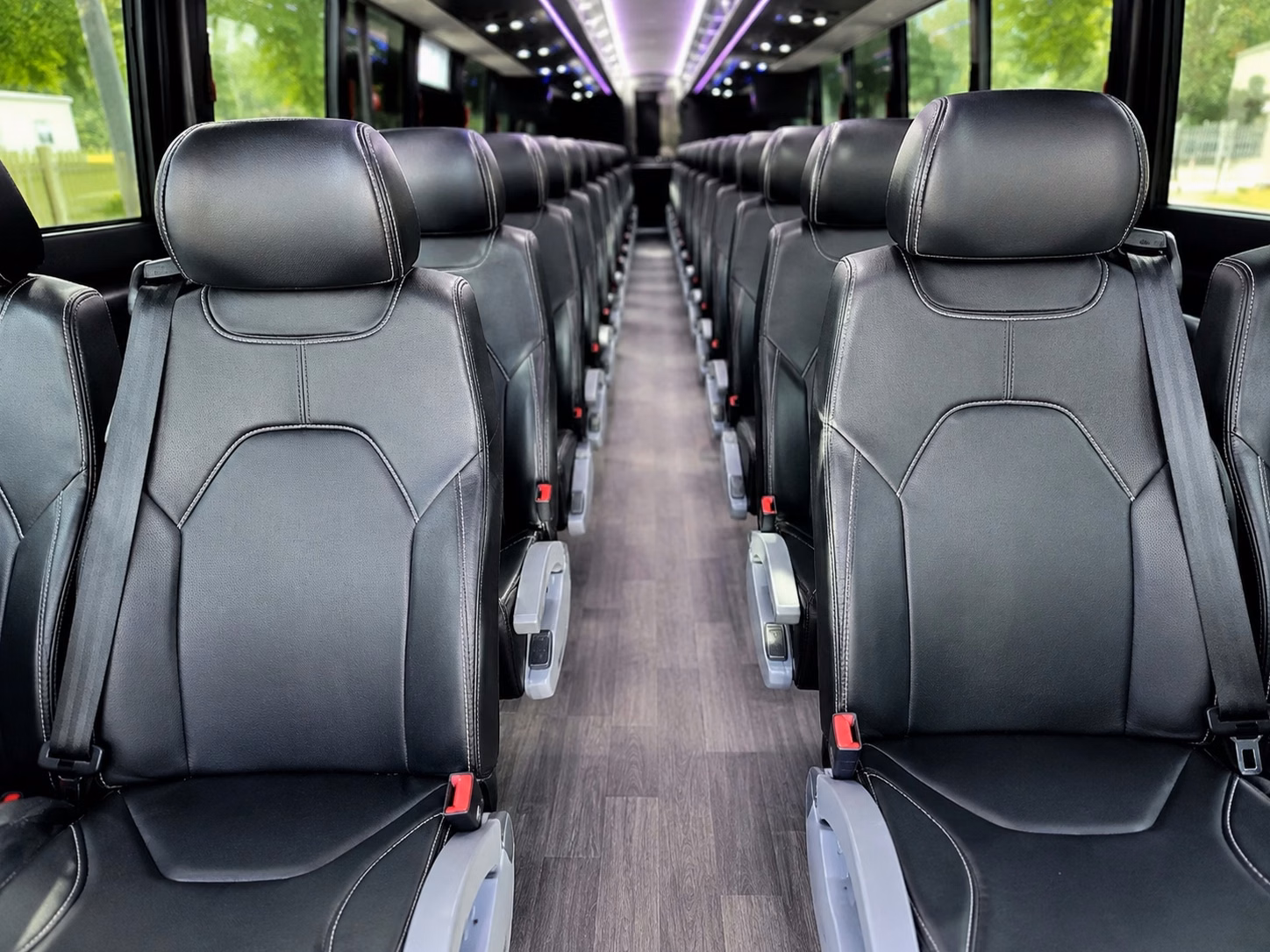 get a charter bus for large centennial prom groups making a grand entrance
