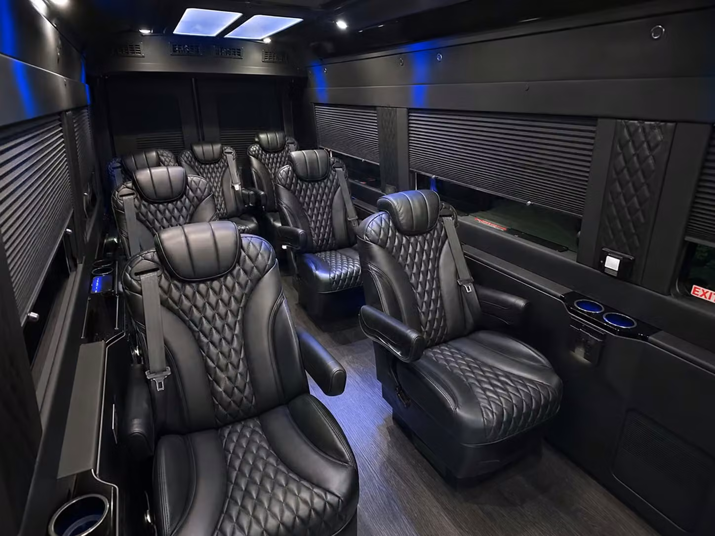 sprinter van with driver interior